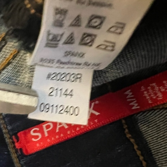 SPANX Denim Leggings Pants High Rise Blue Jean Size Medium - Picture 8 of 10